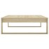 Mesa de centro madera contrachapada roble Sonoma 100x100x35