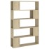 Librería separador contrachapada roble Sonoma 100x24x155