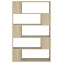 Librería separador contrachapada roble Sonoma 100x24x155