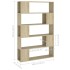 Librería separador contrachapada roble Sonoma 100x24x155