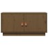 Mueble de TV madera maciza de pino marrón miel 80x34x40