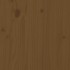 Mueble de TV madera maciza de pino marrón miel 80x34x40