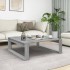 Mesa de centro madera de ingeniería gris Sonoma 100x100x35