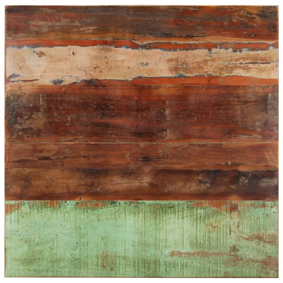 Tablero mesa cuadrada madera reciclada maciza 80x80 cm 15-16