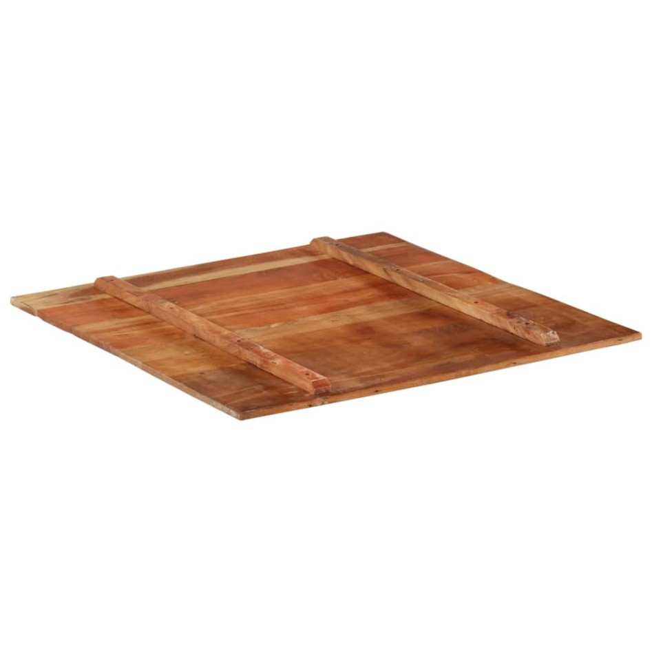 Tablero mesa cuadrada madera reciclada maciza 80x80 cm 15-16
