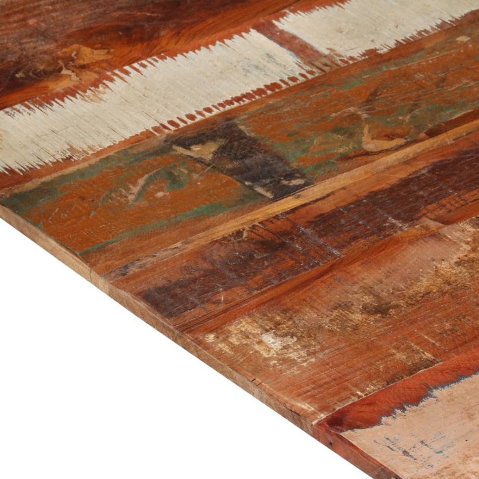 Tablero mesa cuadrada madera reciclada maciza 80x80 cm 15-16