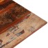 Tablero mesa cuadrada madera reciclada maciza 80x80 cm 15-16