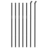 Cerca de alambre de acero galvanizado gris antracita 1x10
