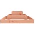 Jardinera de madera maciza de abeto douglas 80x80x27