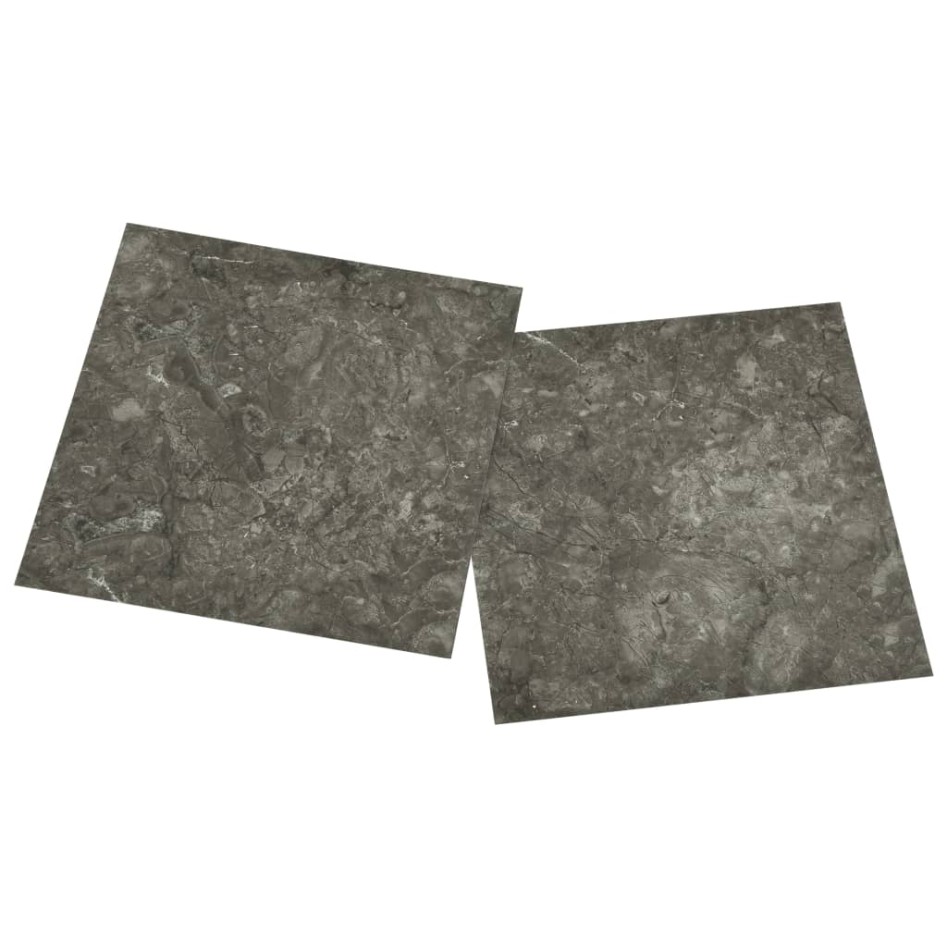 Lamas para suelo autoadhesivas 55 uds PVC gris 5,11