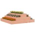 Jardinera de madera maciza de abeto douglas 80x80x27