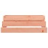 Jardinera de madera maciza de abeto douglas 80x80x27