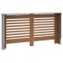 Cubierta para radiador MDF gris antracita 152x19x81,5