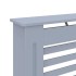 Cubierta para radiador MDF gris antracita 152x19x81,5