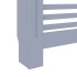 Cubierta para radiador MDF gris antracita 152x19x81,5