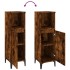 Armario de baño madera contrachapada roble ahumado 30x30x100