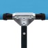 Tumbona plegable de acero azul