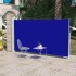 Toldo lateral de jardín o terraza azul 160x300