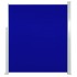 Toldo lateral de jardín o terraza azul 160x300