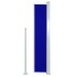 Toldo lateral de jardín o terraza azul 160x300