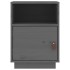 Mesitas de noche 2 uds madera maciza de pino gris 40x34x55