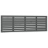 Cabecero de cama de pared madera maciza pino gris 206x3x63