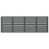Cabecero de cama de pared madera maciza pino gris 206x3x63
