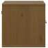 Armarios de pared 2 uds madera pino marrón miel 31,5x30x30