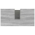 Armario de baño madera contrachapada gris Sonoma 65x33x60