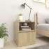 Mesitas de noche 2 uds contrachapada roble Sonoma 40x40x50