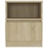 Mesitas de noche 2 uds contrachapada roble Sonoma 40x40x50