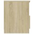 Mesitas de noche 2 uds contrachapada roble Sonoma 40x40x50