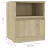 Mesitas de noche 2 uds contrachapada roble Sonoma 40x40x50