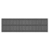 Cabecero de cama de pared madera maciza pino gris 204x3x60