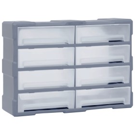 Organizador multicajones con 8 cajones grandes 52x16x37