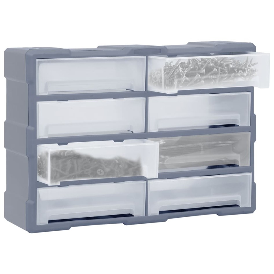 Organizador multicajones con 8 cajones grandes 52x16x37
