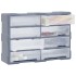 Organizador multicajones con 8 cajones grandes 52x16x37