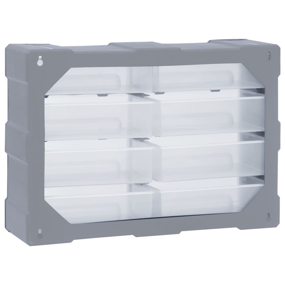 Organizador multicajones con 8 cajones grandes 52x16x37
