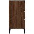 Aparador madera contrachapada marrón roble 60x35x70