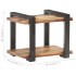 Mesita de noche de madera maciza reciclada 50x40x40