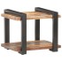 Mesita de noche de madera maciza reciclada 50x40x40