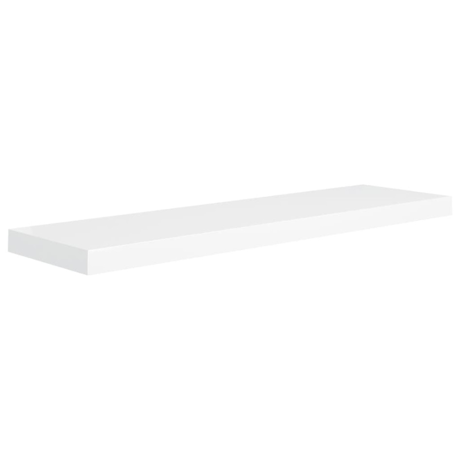 Estantes flotantes de pared 4 uds MDF blanco 90x23,5x3,8