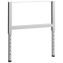 Estructura de banco de trabajo 2 uds metal 85x(69-95,5)cm