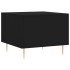 Mesa de centro madera contrachapada negro 50x50x40