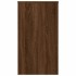 Escritorio de madera contrachapada marrón roble 90x40x72