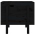 Jardinera de madera maciza de pino negro 62x50x57