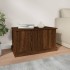 Baúl almacenaje madera contrachapada roble marrón 70x40x38