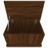 Baúl almacenaje madera contrachapada roble marrón 70x40x38