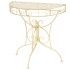 Mesa auxiliar vintage metal semicircular 72x36x74 cm