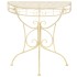 Mesa auxiliar vintage metal semicircular 72x36x74 cm